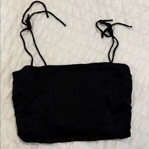 Zara Black Women's crop Top